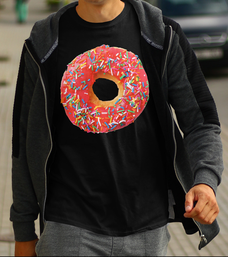 Sprinkles Donut For The Donuts Lover Gla With Colorful Toppings T-Shirt
