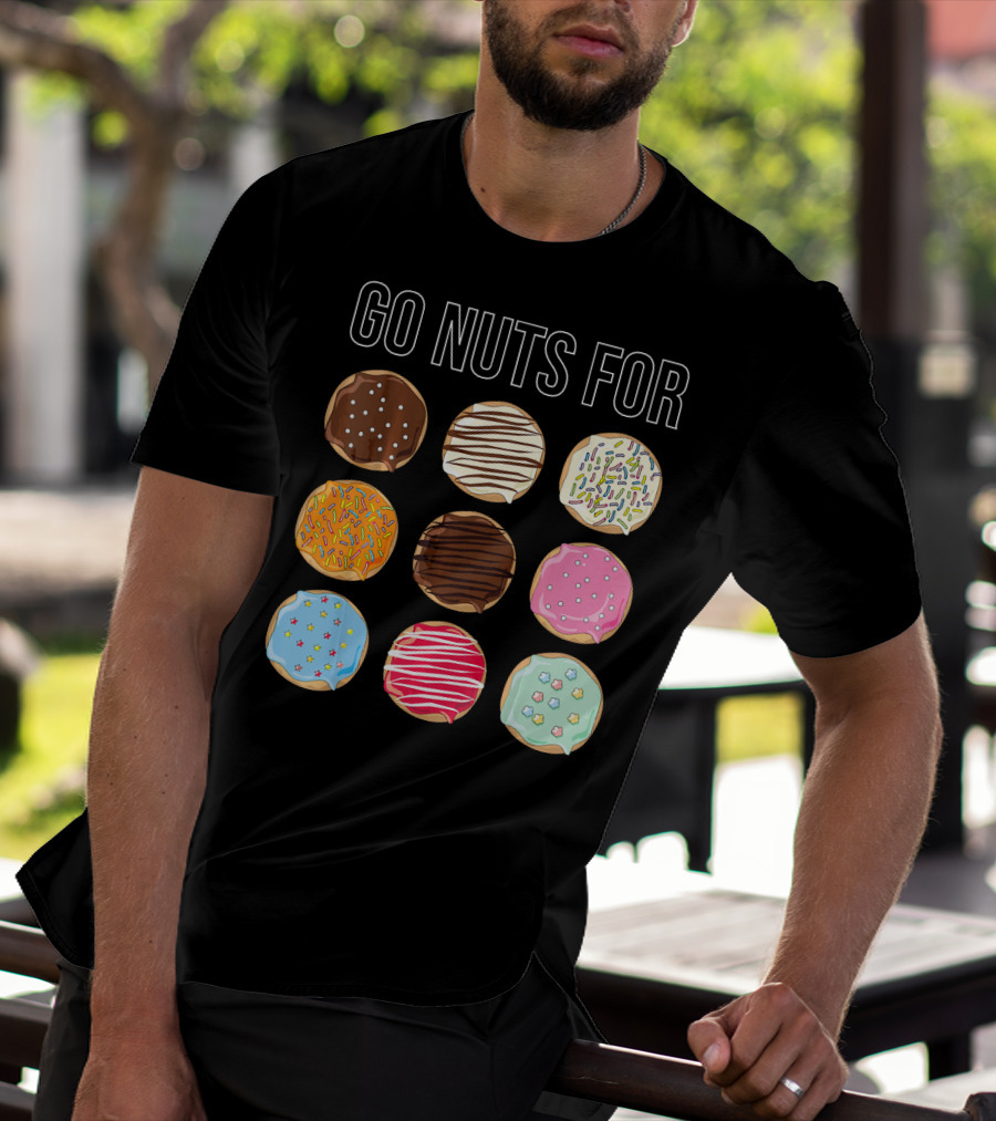 Go Nuts For Donuts Assorted Icing And Sprinkles T-Shirt