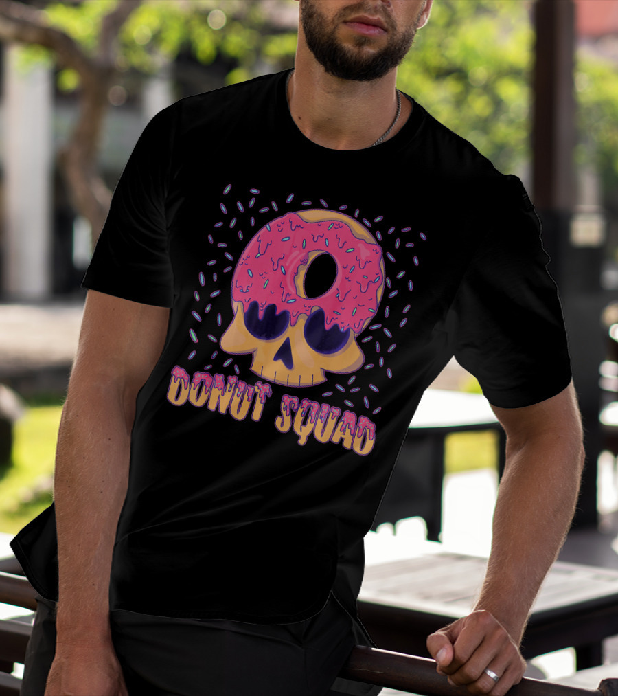Donut Squad Skull Sprinkles T-Shirt