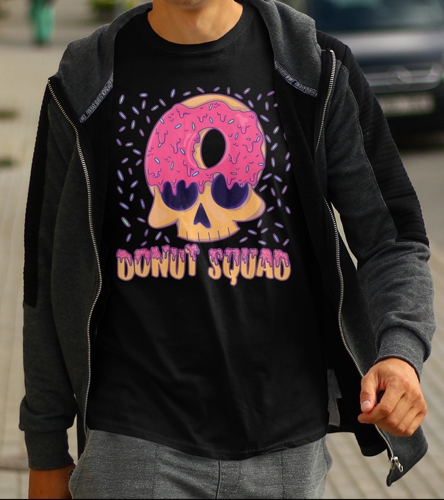 Donut Squad Skull Sprinkles T-Shirt
