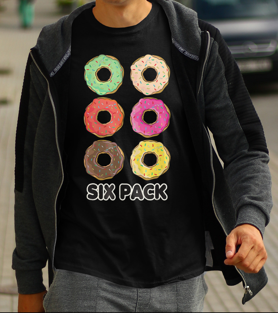 Six Pack Donut Muscle Funny T-Shirt