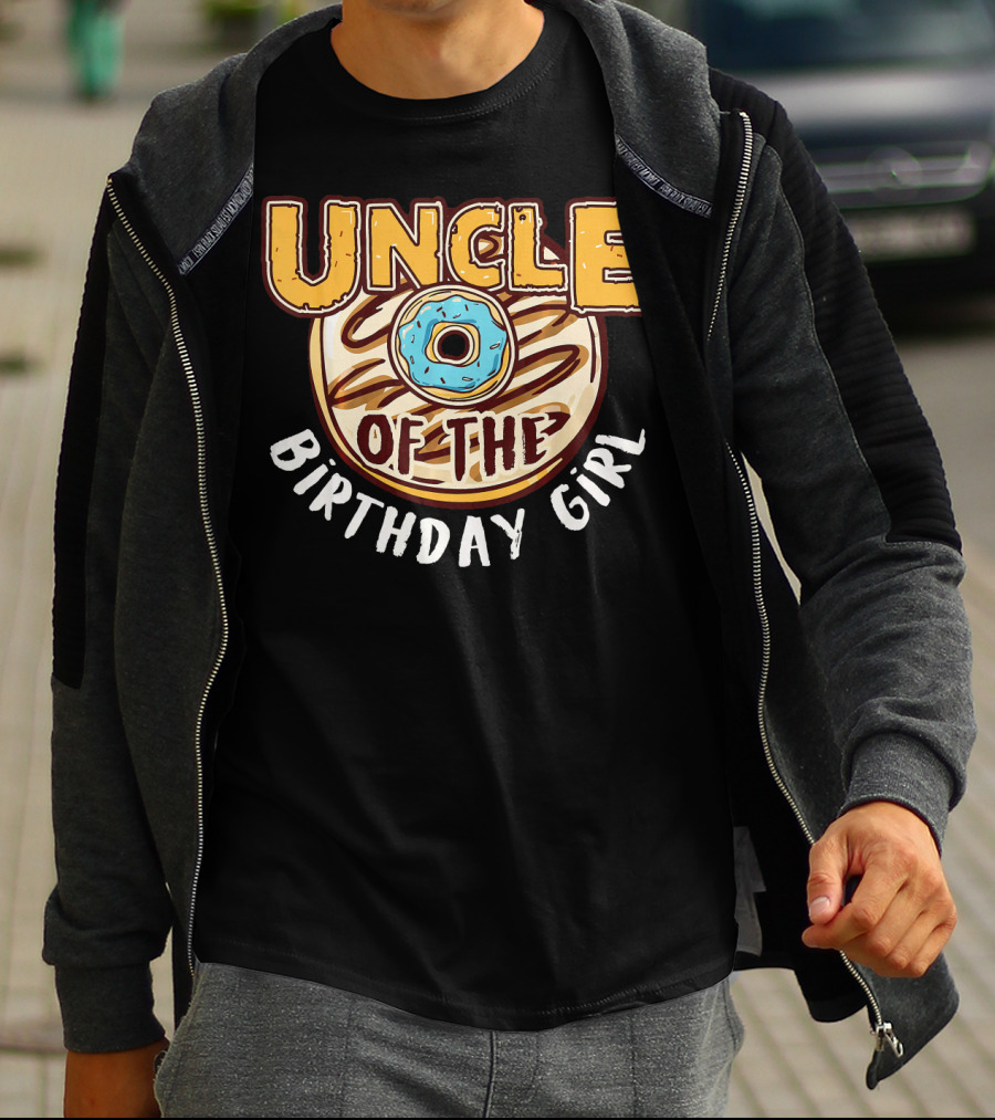 UNCLE OF THE BIRTHDAY GIRL DONUT T-Shirt