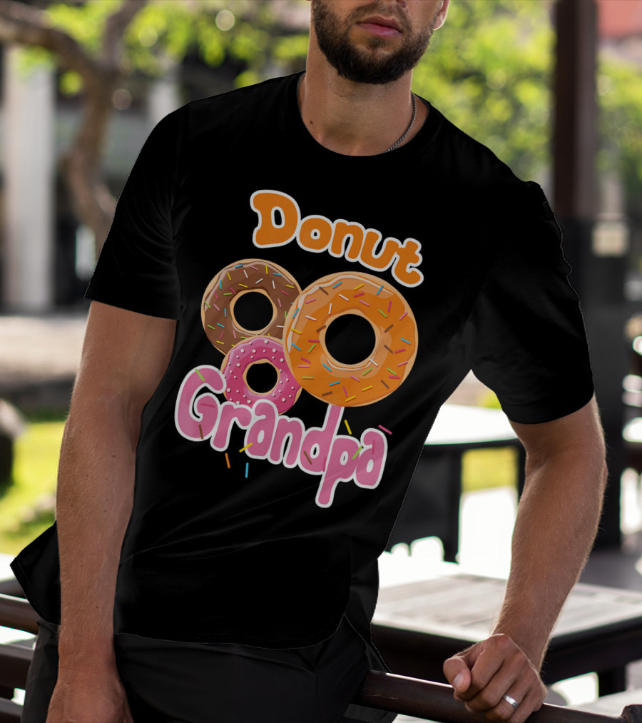 Donut Grandpa Trio Sprinkles T-Shirt