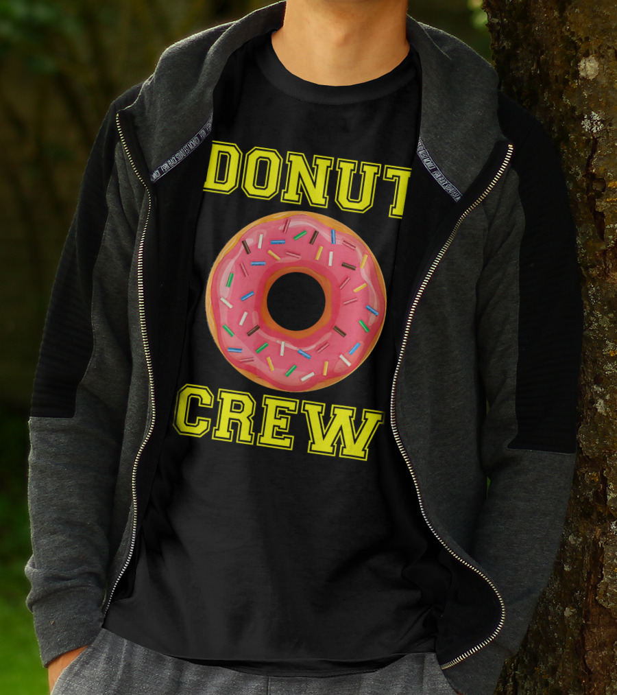 Donut Crew Fun Birthday Party Group T-Shirt