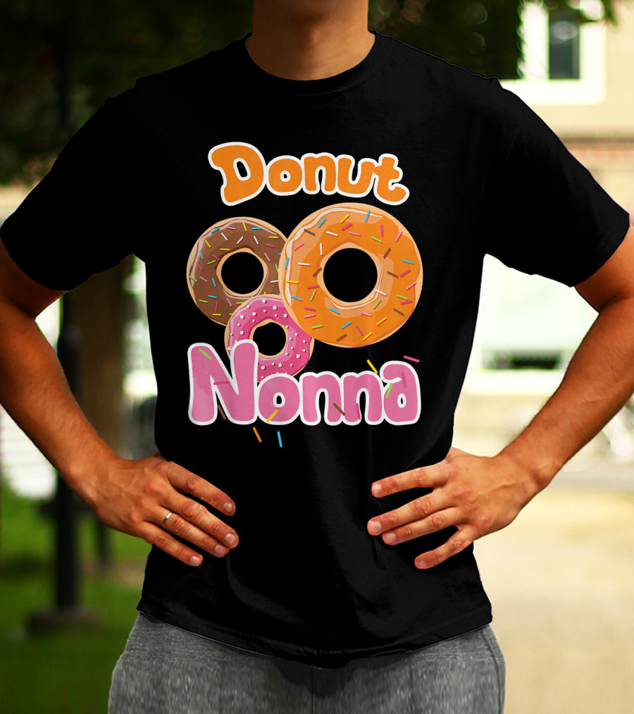 Donut Nonna Colorful Sprinkled Doughnuts T-Shirt