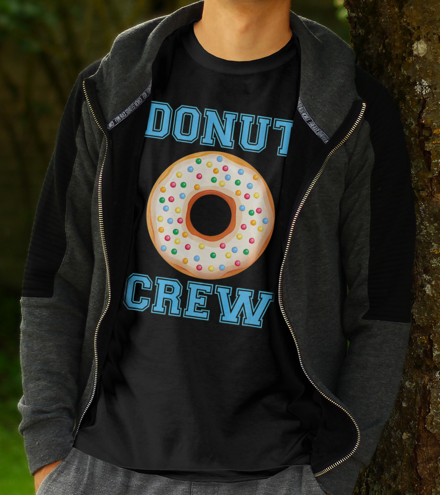 Donut Crew Matching Birthday Group With Sprinkles T-Shirt