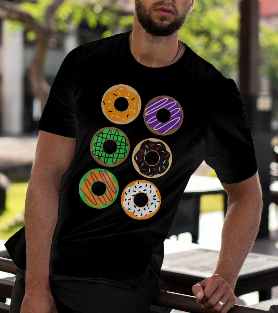 Halloween Donuts Festive Treats With Colorful Icing And Sprinkles T-Shirt