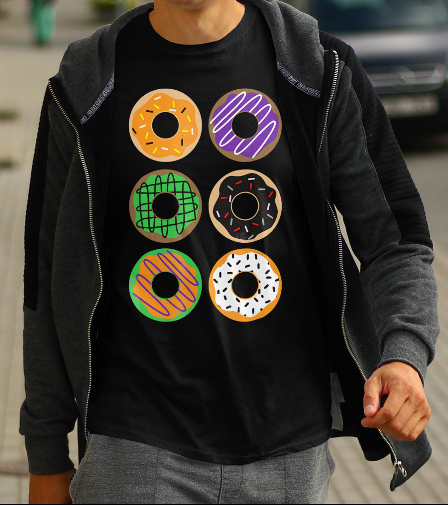 Halloween Donuts Festive Treats With Colorful Icing And Sprinkles T-Shirt