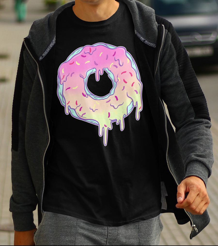 Dripping Pastel Donut Aesthetic Got T-Shirt