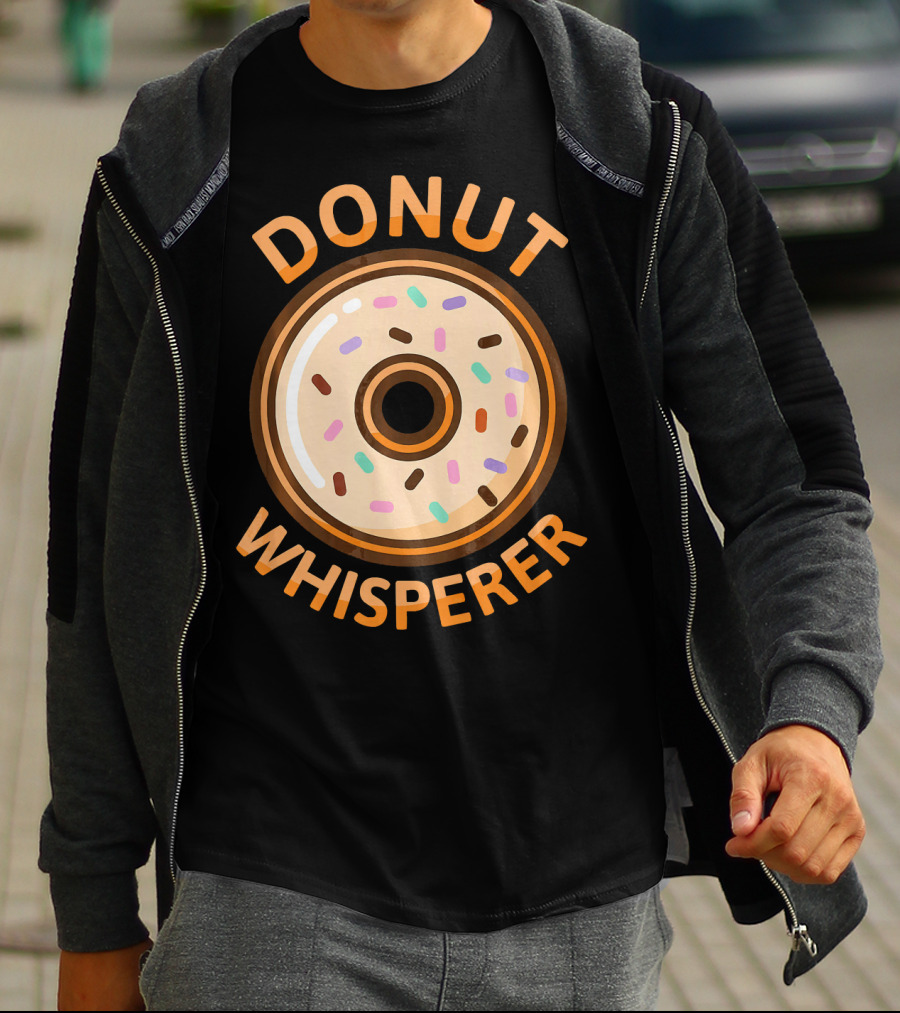 Donut Whisperer Funny Doughnut Nov Sprinkles T-Shirt