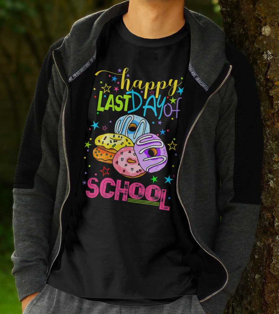 Happy Last Day Of School Donut T-Shirt