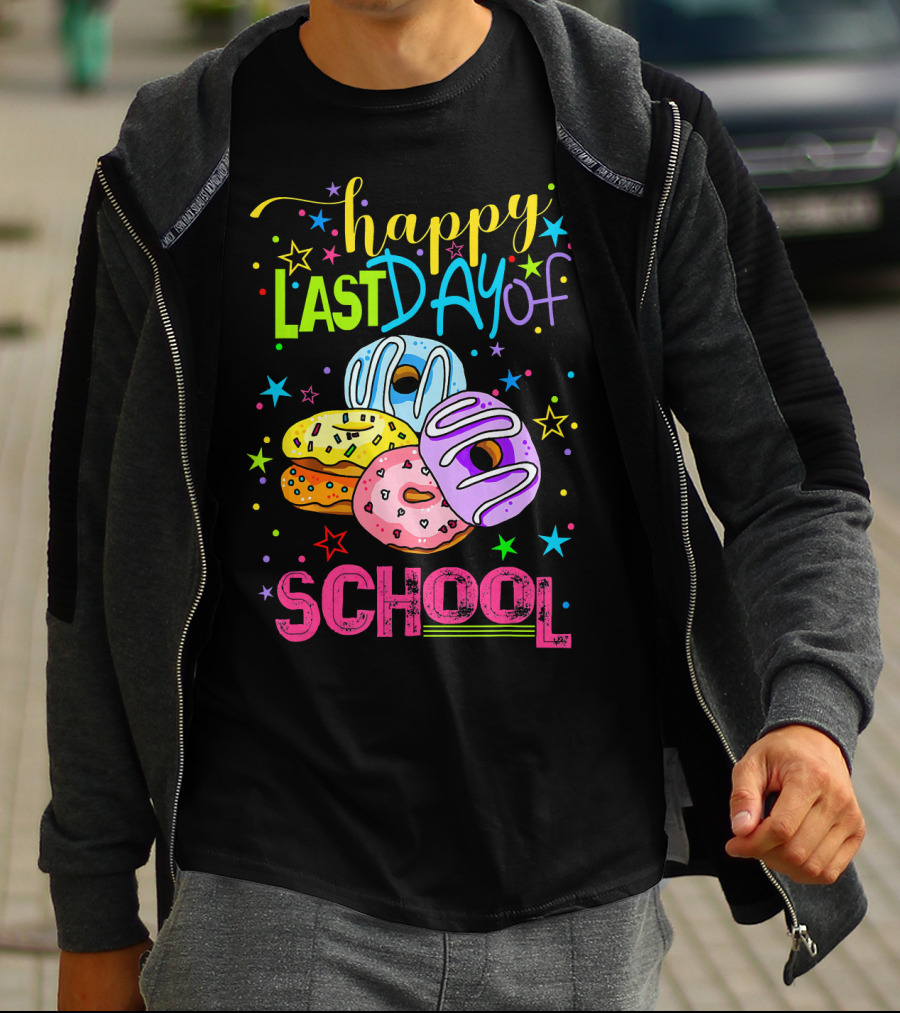 Happy Last Day Of School Donut T-Shirt