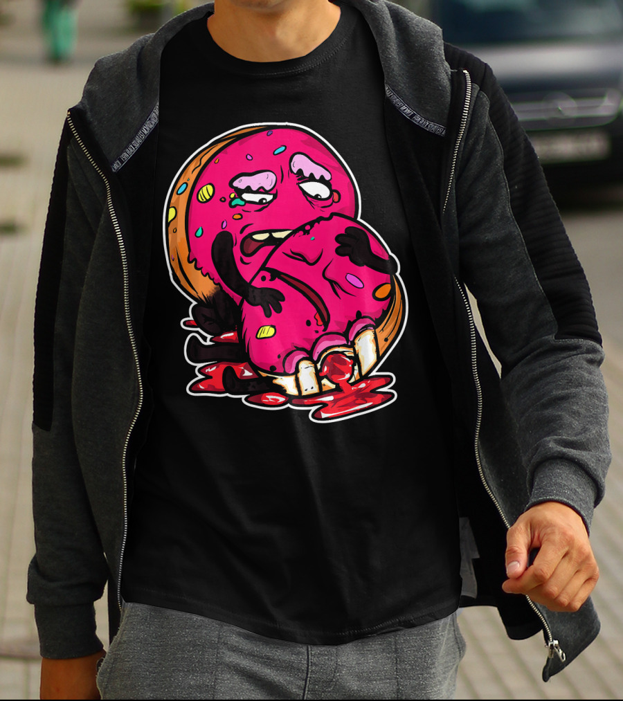 Funny Donut Dark Humor Eating Another Donut T-Shirt