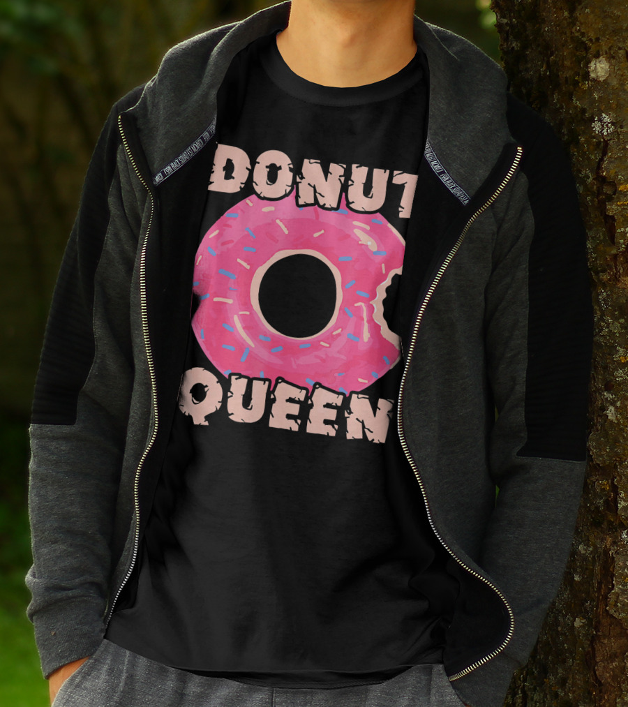 Donut Queen Pink Frosted Sprinkles Bite T-Shirt