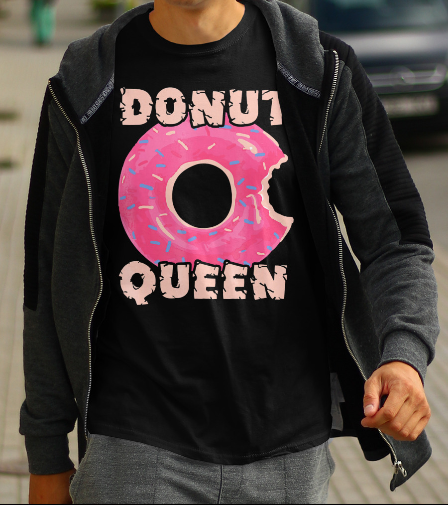 Donut Queen Pink Frosted Sprinkles Bite T-Shirt