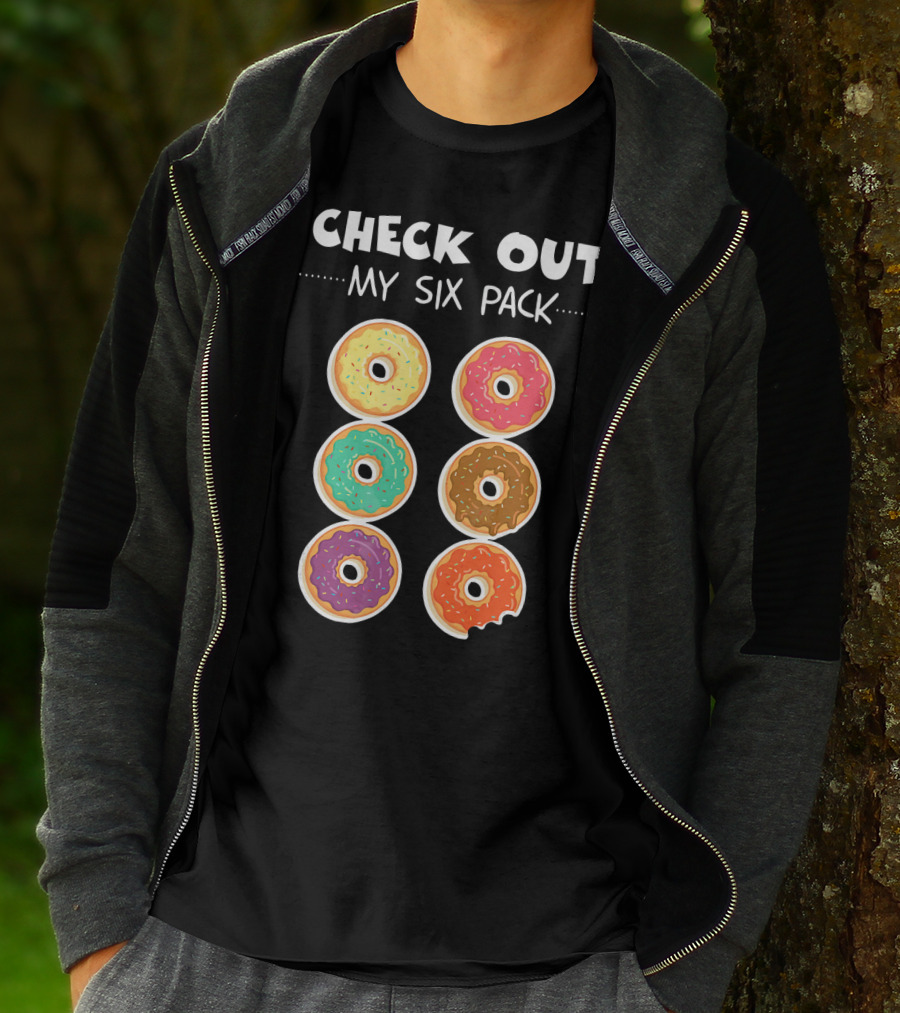 Check Out My Six Pack I Love Donuts T-Shirt