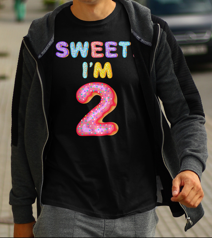 Sweet I'm 2 Kids 2nd Birthday T-Shirt