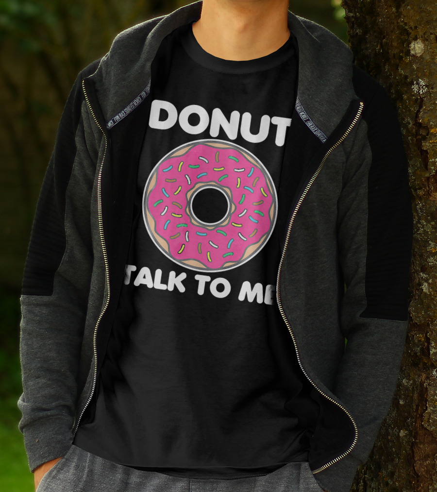 Donut Talk To Me Pink Frosted Sprinkles T-Shirt