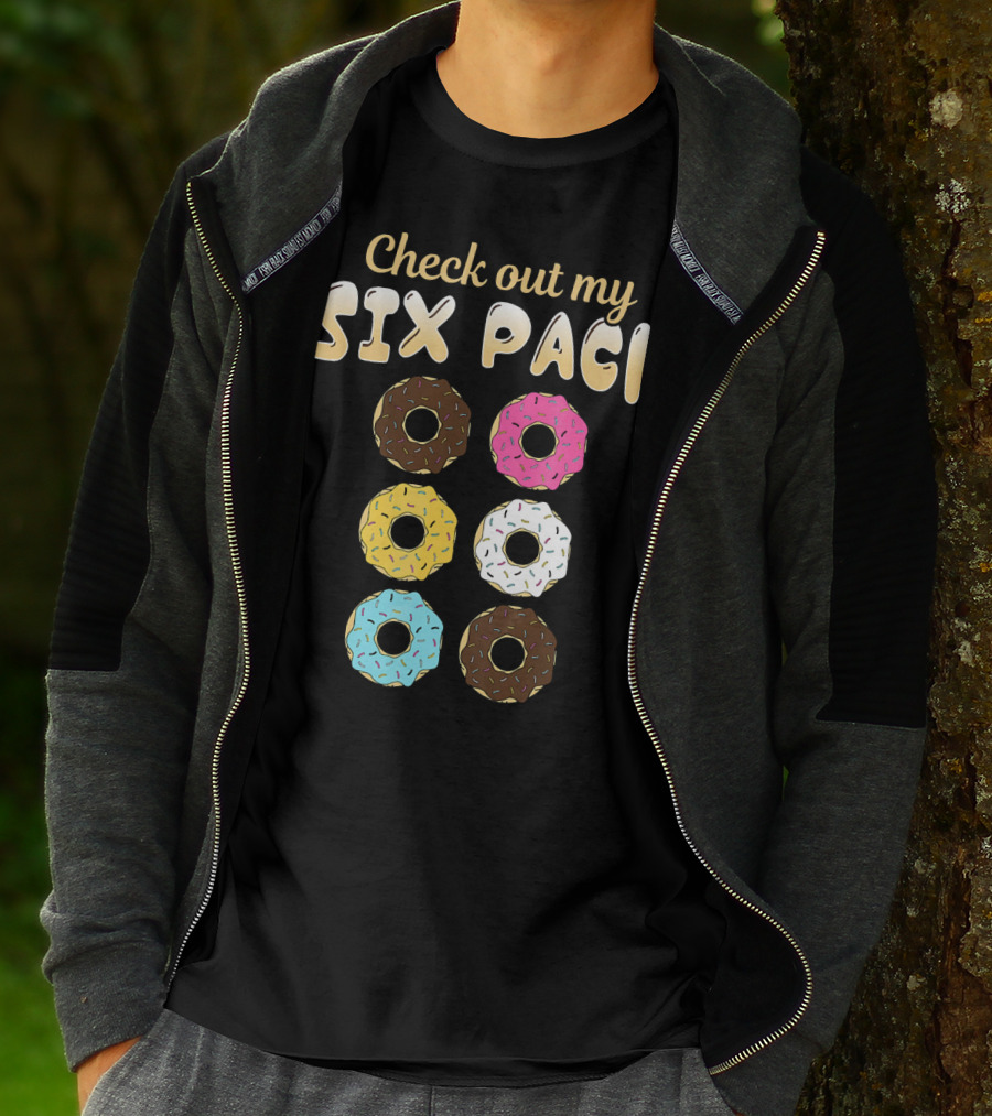 Check Out My Six Pack Donut Lover T-Shirt