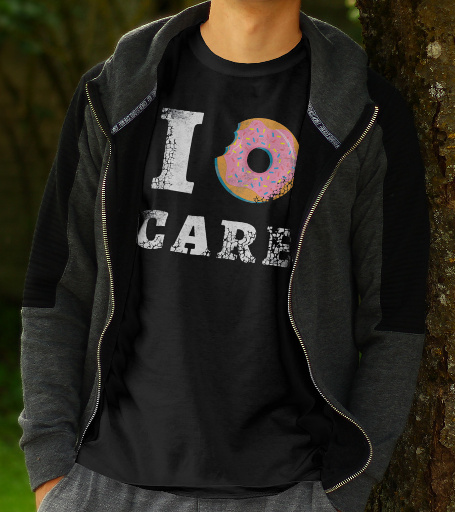 I Donut Care Love Donuts Food Sprinkles Bite T-Shirt
