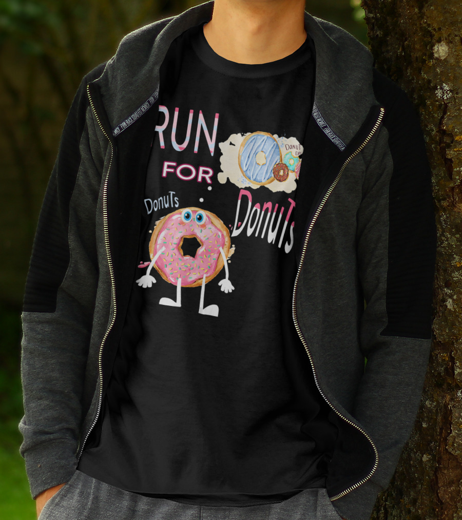 RUN FOR Donuts DonuT FOo DonuTS T-Shirt