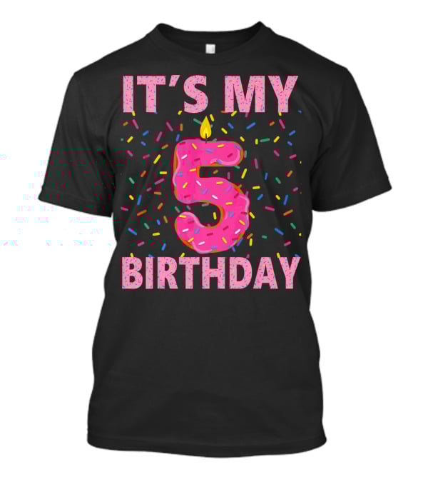 It's My 5 Birthday Sweet Donut T-Shirt