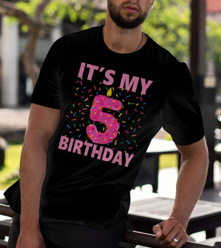 It's My 5 Birthday Sweet Donut T-Shirt
