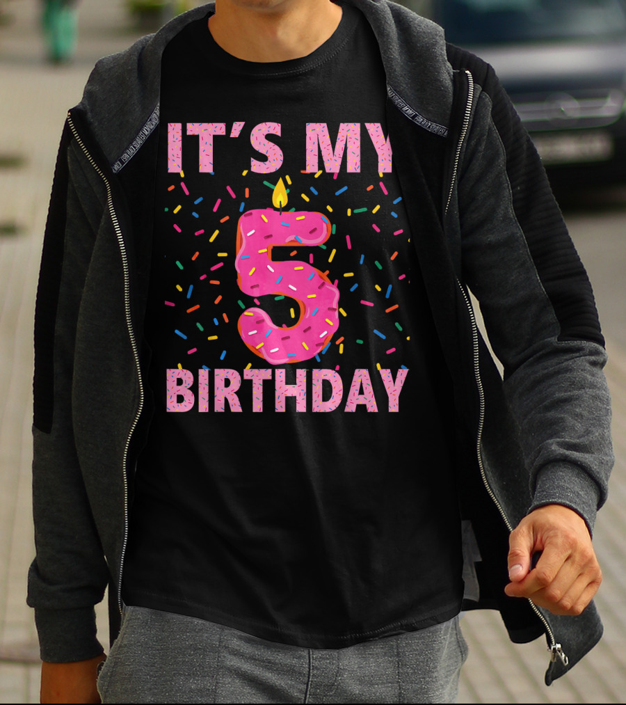 It's My 5 Birthday Sweet Donut T-Shirt
