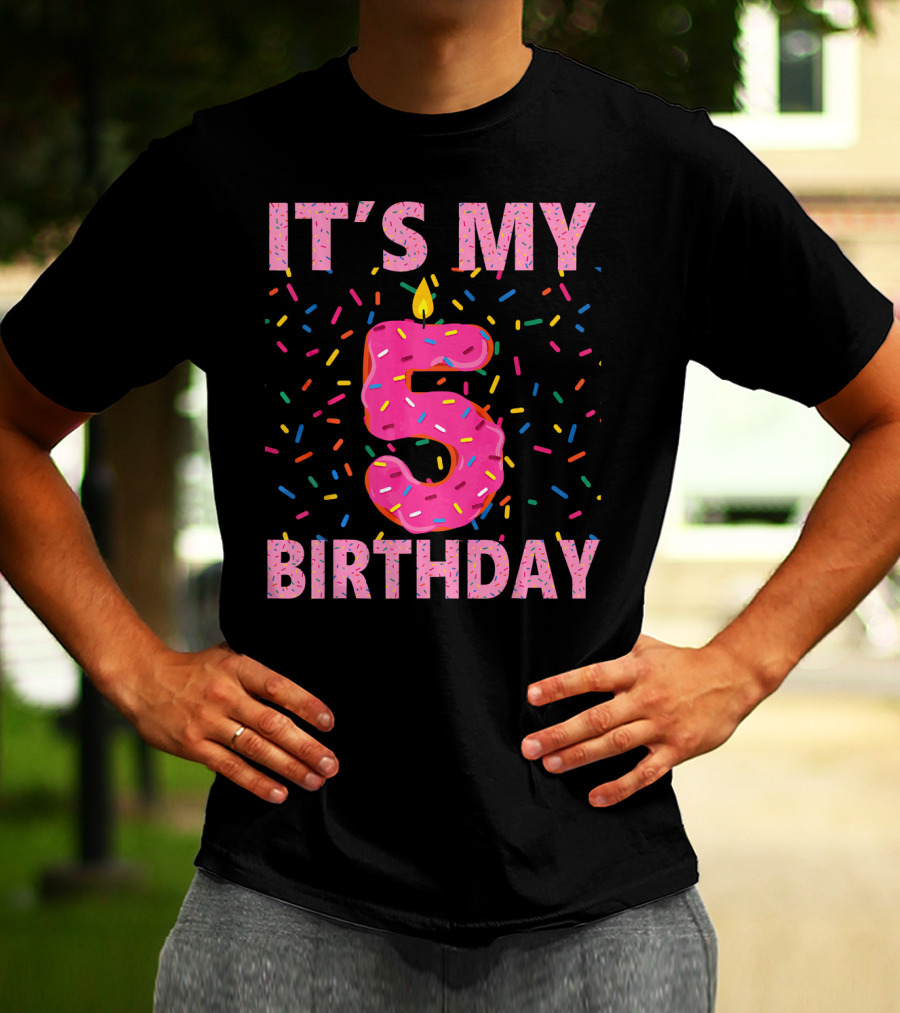 It's My 5 Birthday Sweet Donut T-Shirt