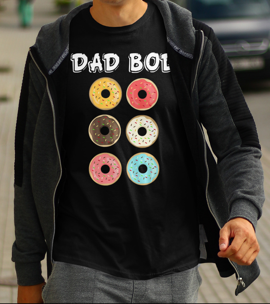 Dad Bod Donuts Father's Day Mens Fat Humor T-Shirt