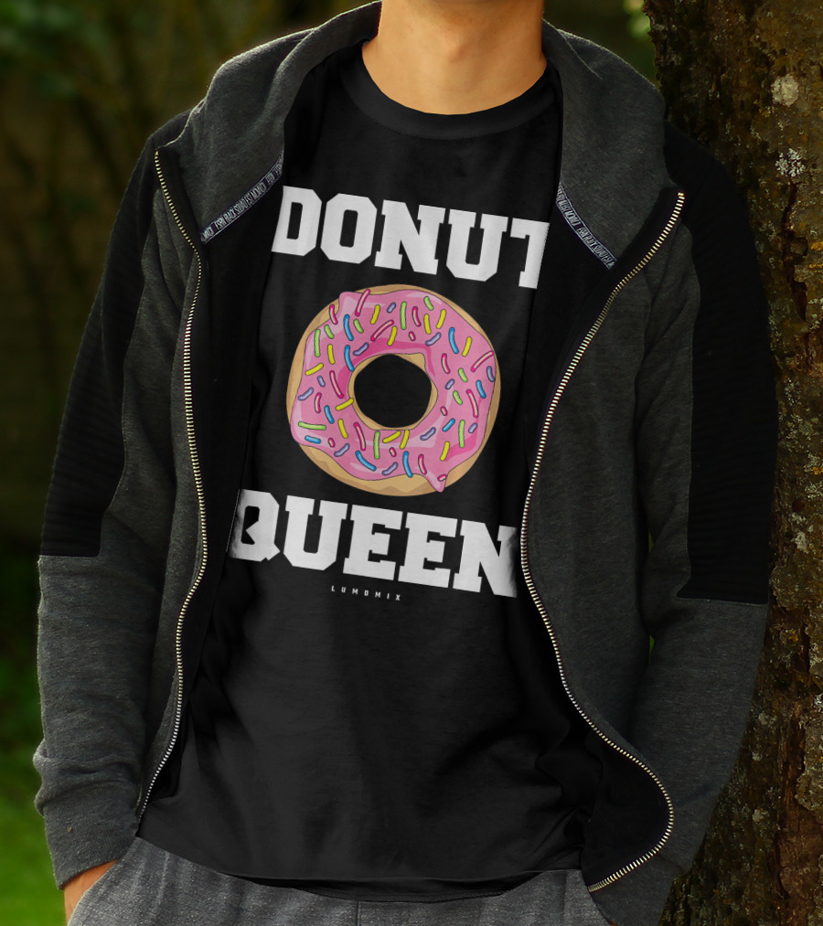 Donut Queen Pink Frosted Sprinkles Lumomix T-Shirt