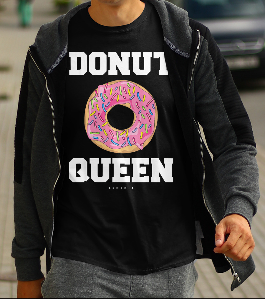 Donut Queen Pink Frosted Sprinkles Lumomix T-Shirt