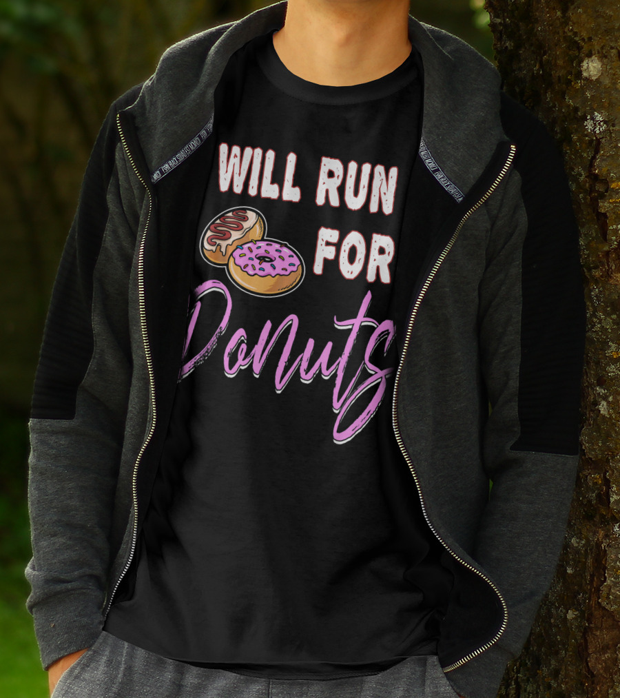 Will Run For Donuts Donut Lover's Delight T-Shirt