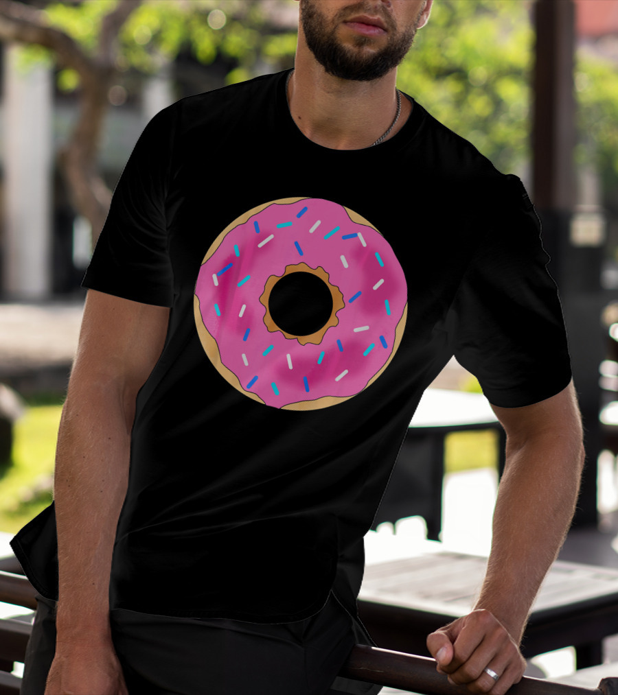 Donut Girls Tod Pink Frosted Sprinkles T-Shirt