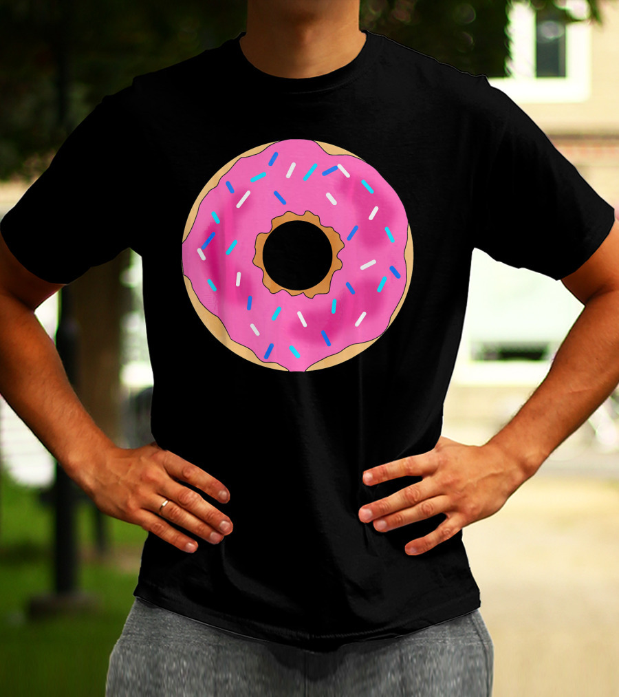 Donut Girls Tod Pink Frosted Sprinkles T-Shirt