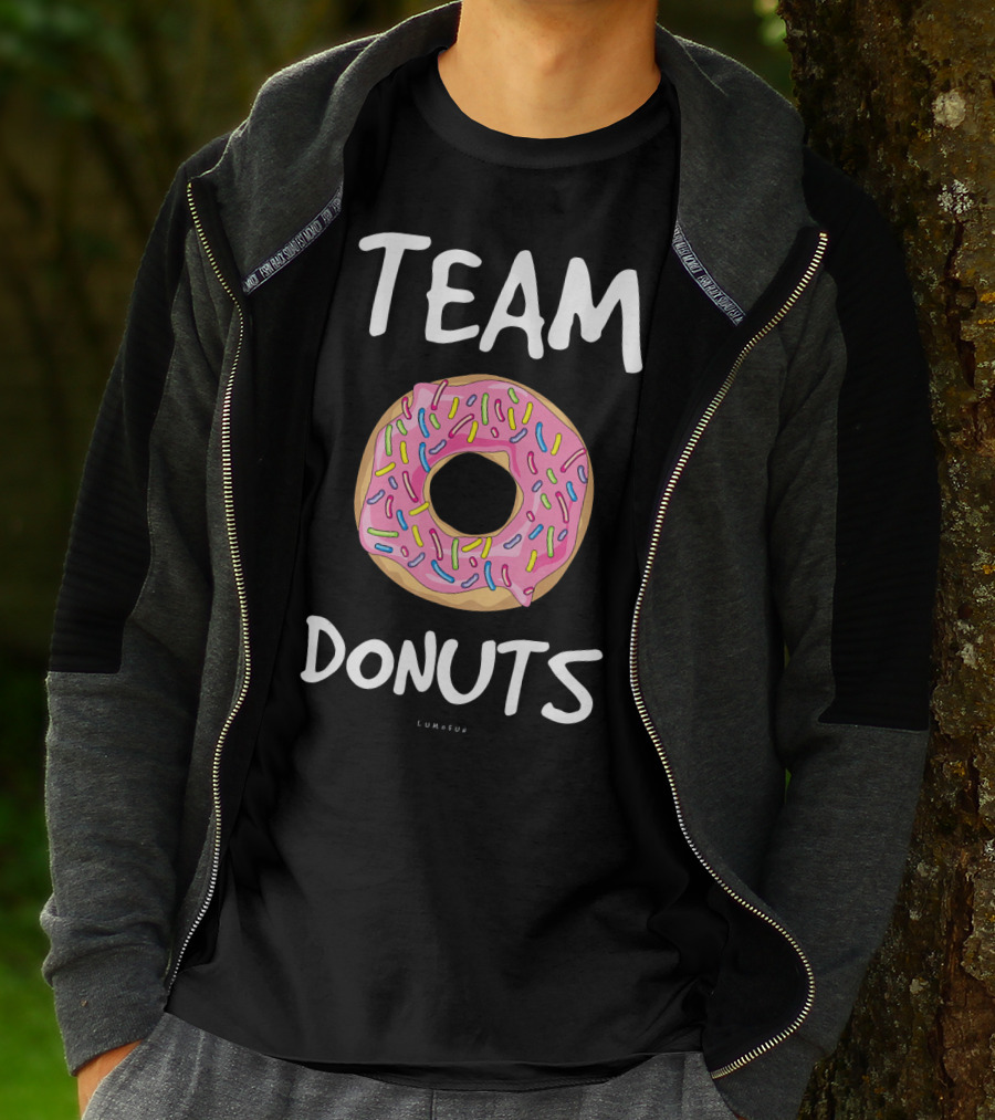 TEAM DONUTS FUNNY LUMALIUX T-Shirt