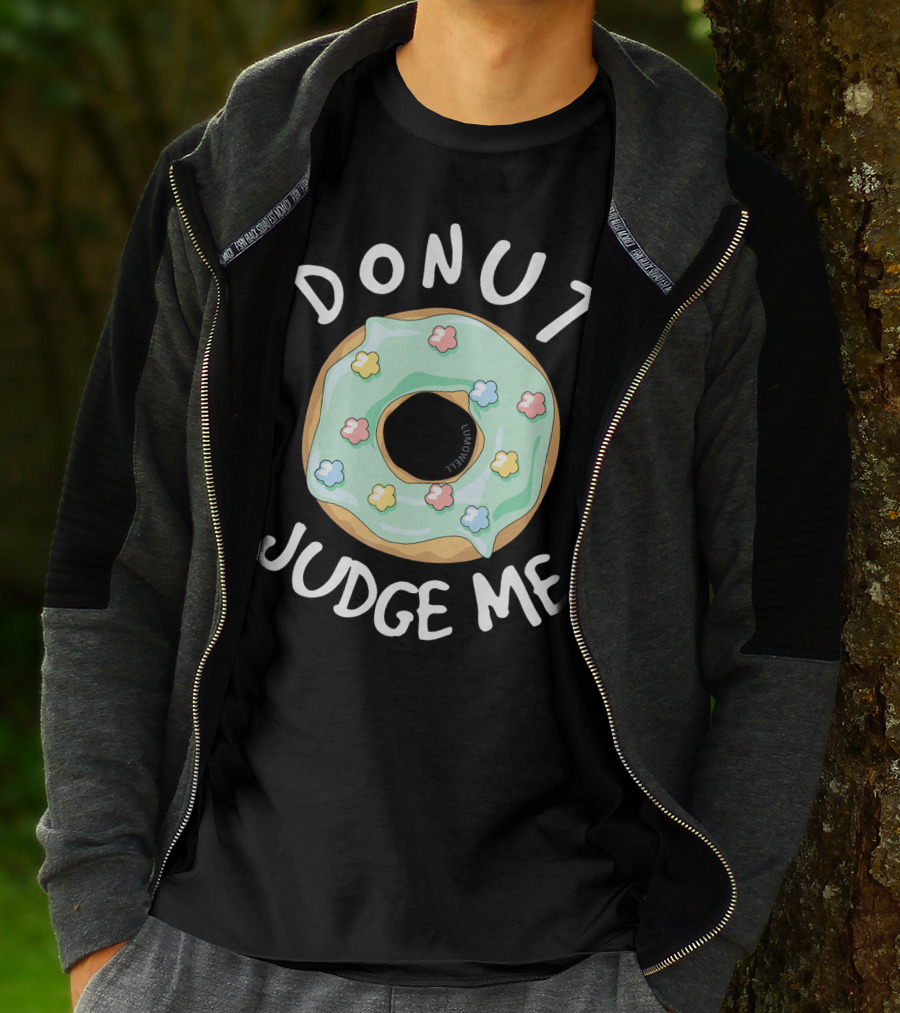 Donut Judge Me Mint Frosted With Sprinkles T-Shirt
