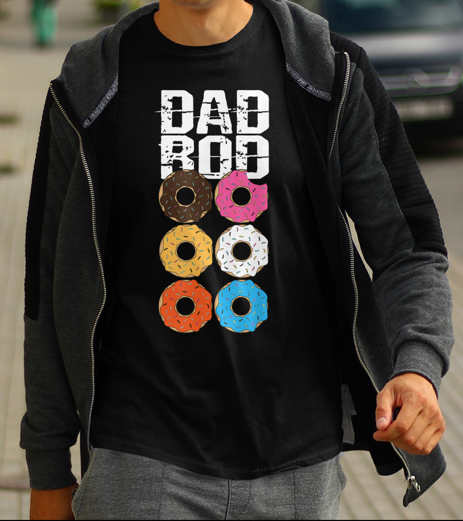 Dad Bod Six Pack Donut T-Shirt