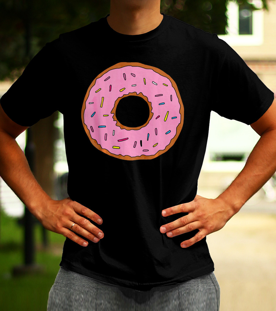 Pink Sprinkled Donuts Delicious Sweets Foodie T-Shirt