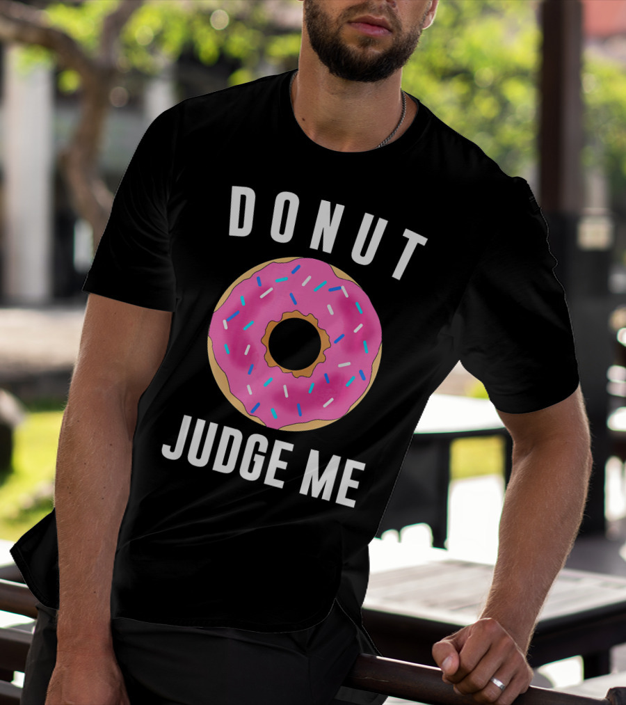 DONUT JUDGE ME Pink Sprinkles T-Shirt