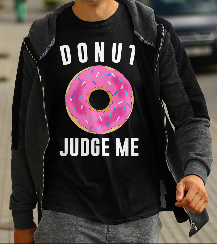 DONUT JUDGE ME Pink Sprinkles T-Shirt