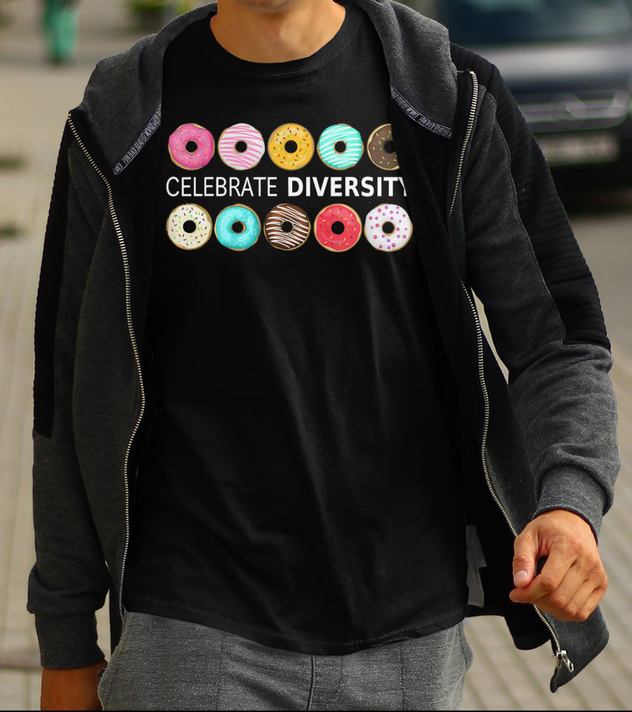 Celebrate Diversity With Colorful Donut Sprinkles T-Shirt
