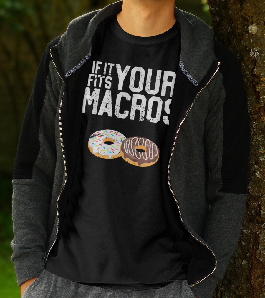 If It Fits Your Macros Donuts Intermittent Fasting Diet T-Shirt