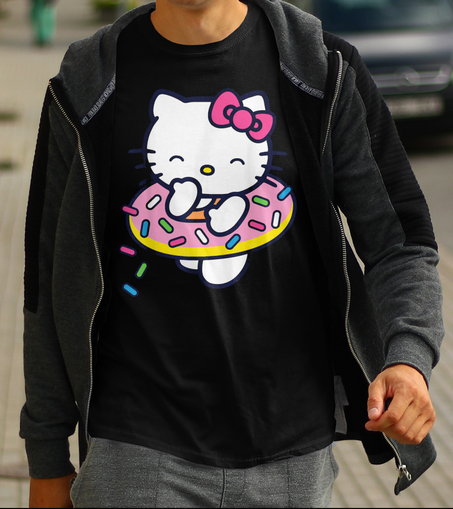 Hello Kitty Donut Floaty With Sprinkles Summer T-Shirt