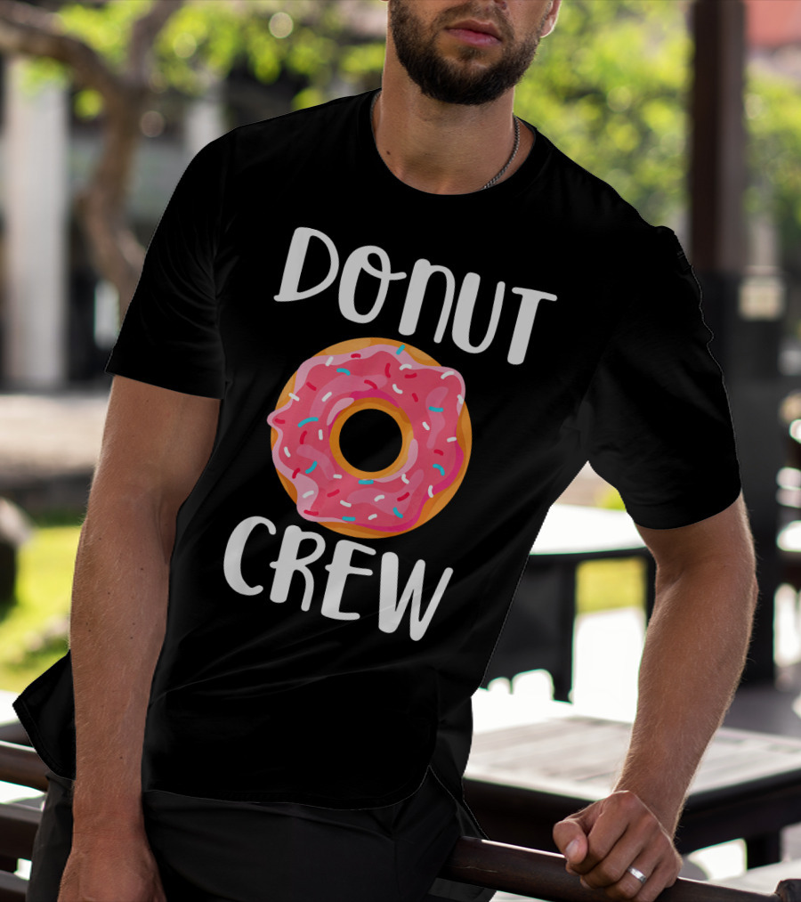 Donut Crew Doughnut Birthday Party T-Shirt