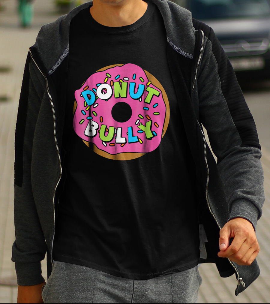 Donut Bully Choose Kind Anti Cute Sprinkles Pink Dessert T-Shirt