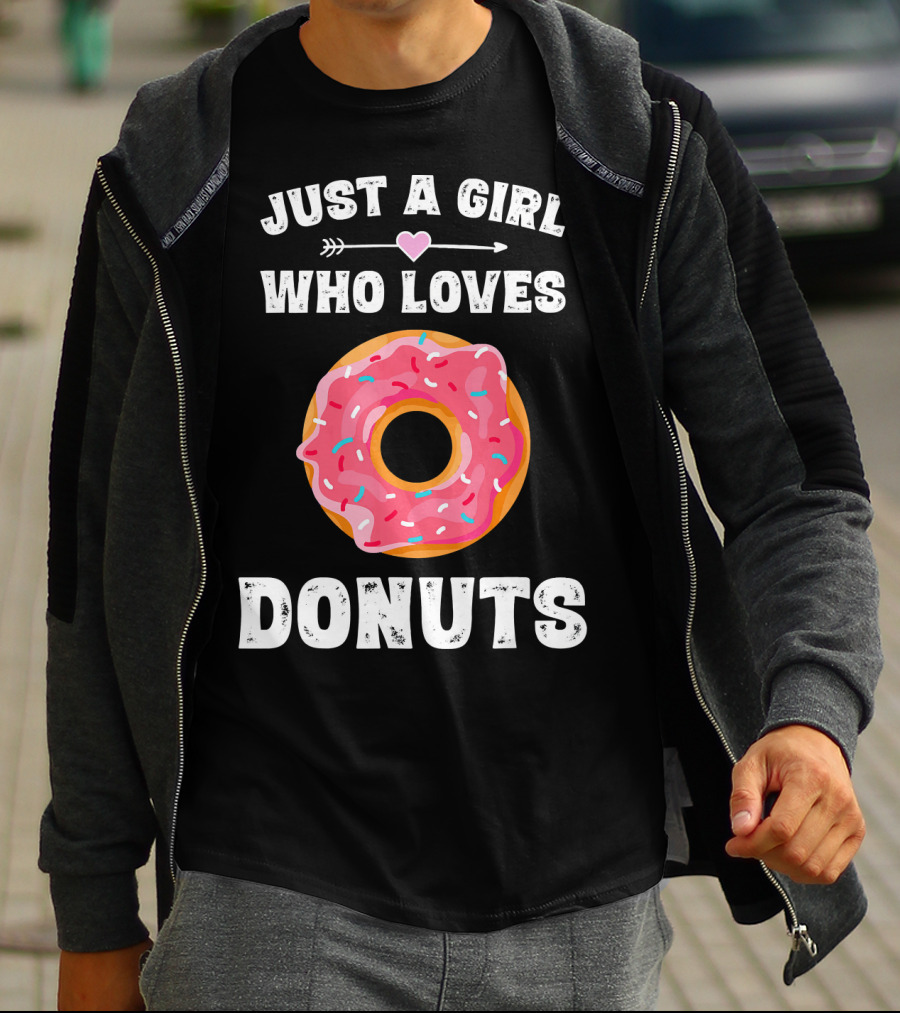 Just A Girl Who Loves Donuts T-Shirt