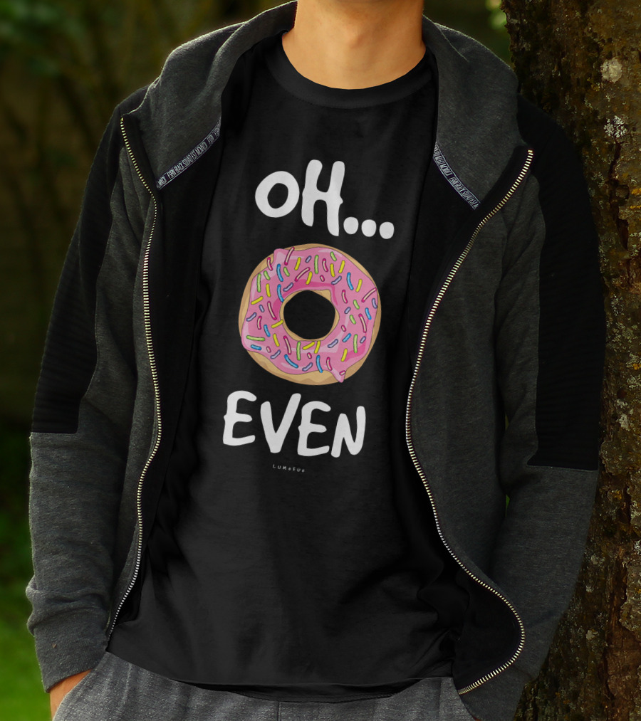 Oh Donut Even Lumatuu Sprinkled Doughnut T-Shirt