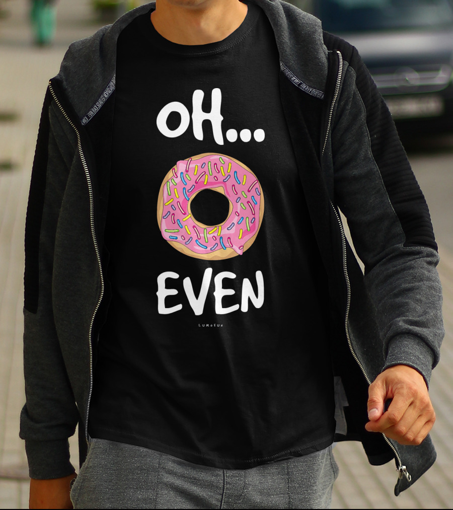 Oh Donut Even Lumatuu Sprinkled Doughnut T-Shirt