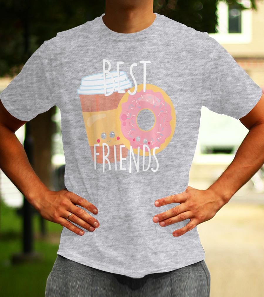 Best Friends Coffee And Donut Perfect Pairing T-Shirt